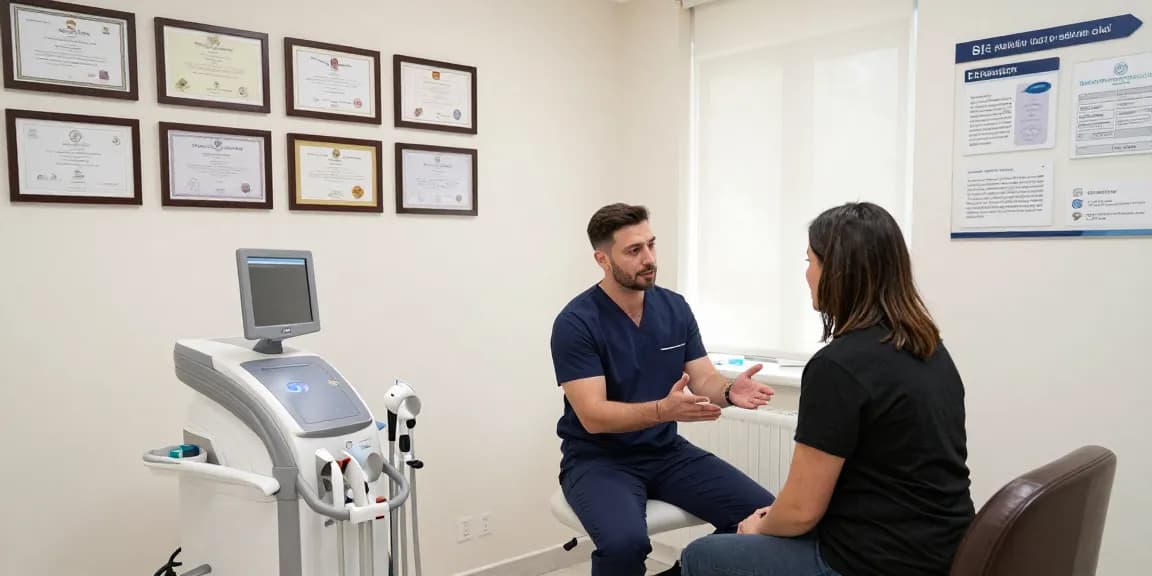 Hair transplant Istanbul consultation with a trusted healthcare provider in a modern clinic setting.