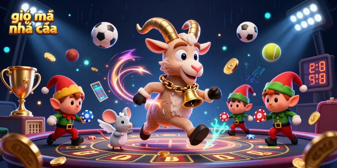 Engage with giải mã nhà cái strategies in a vibrant holiday-horror casino scene with dynamic characters.