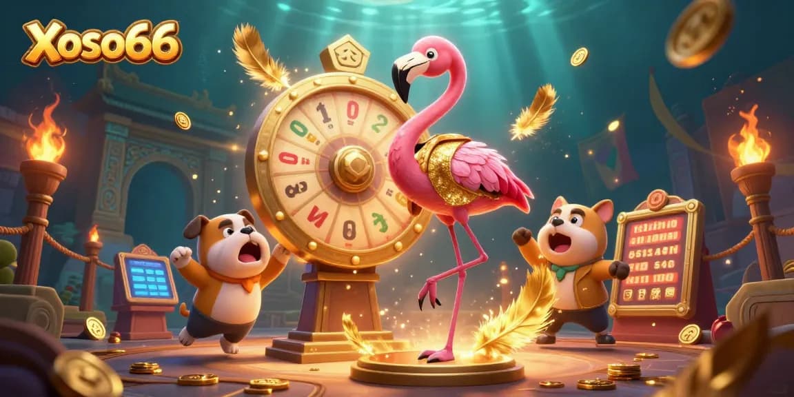 Xoso66 offers exciting slots and jackpots with dynamic golden prize elements and engaging visuals.