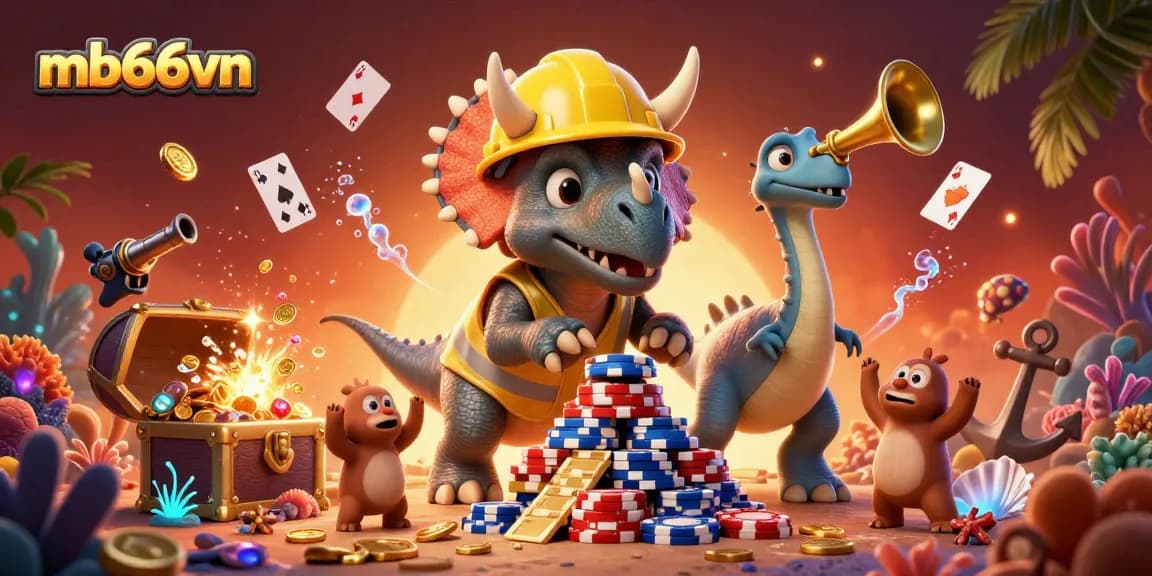 Experience the thrill of mb66vn casino games with a celebration of excitement and colorful characters.