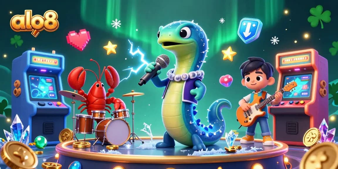 Engage with the vibrant aloha casino experience featuring unique characters and gaming elements in action.