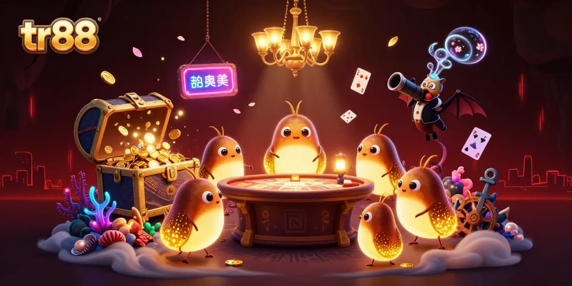 Experience the excitement at tr88, where glowworms illuminate a vibrant cave casino filled with treasures and captivating games.