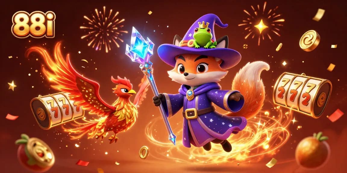 Spin the reels with luck at 88i, where vibrant slot machines burst with excitement.