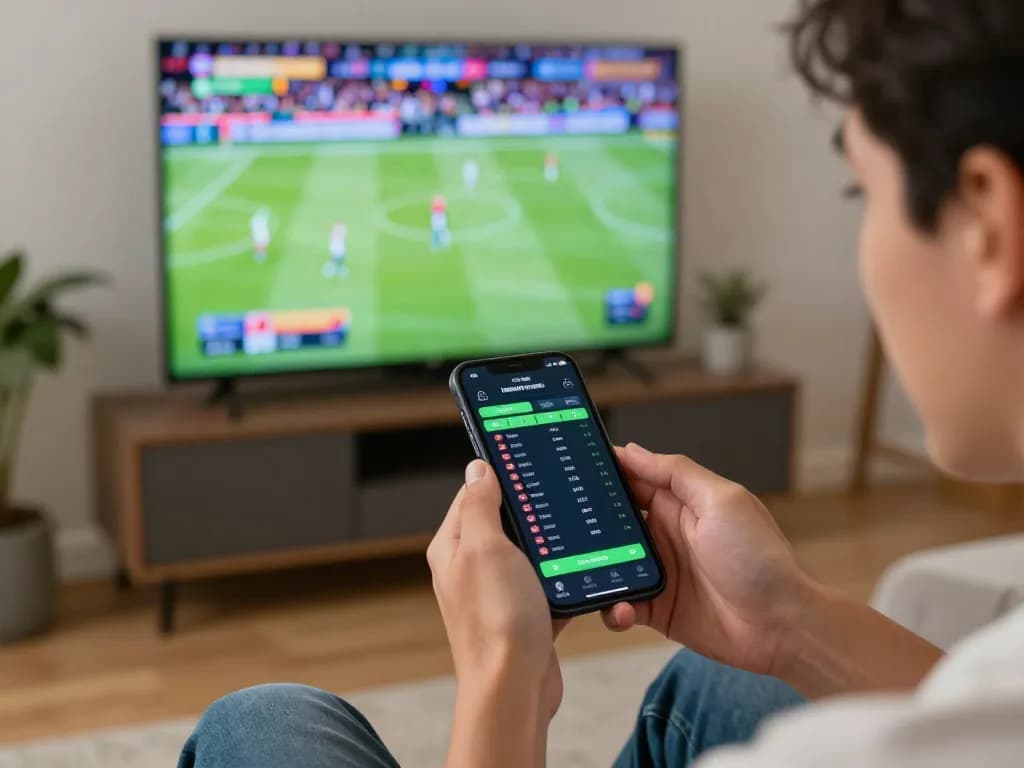 Placing bets on 88bet com via smartphone while watching live sports for a thrilling experience.
