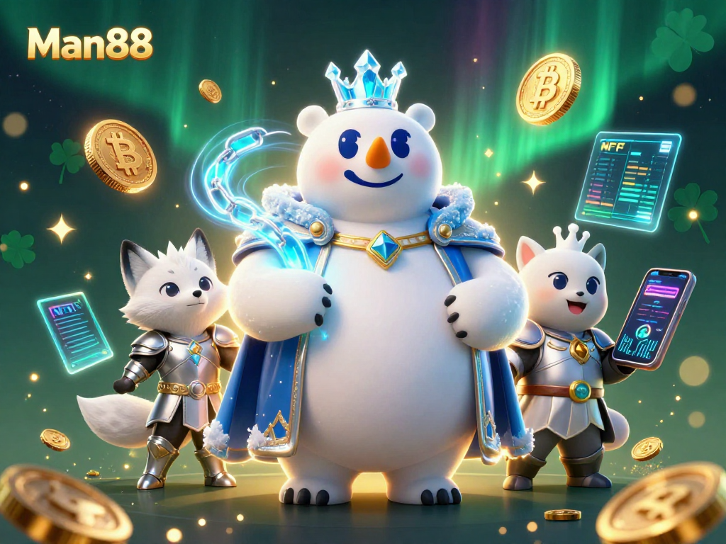 Engage in thrilling gaming experiences at Man88 with dazzling 3D characters and crypto elements.