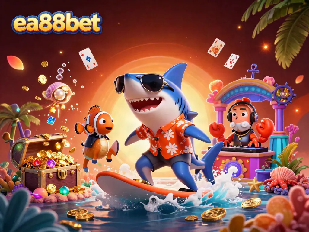 Experience winning thrills at ea88bet with a lively underwater casino adventure.