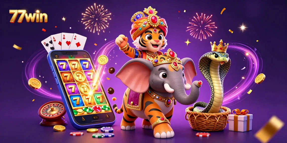Spin and win at 77win with vibrant slot games and exciting casino action