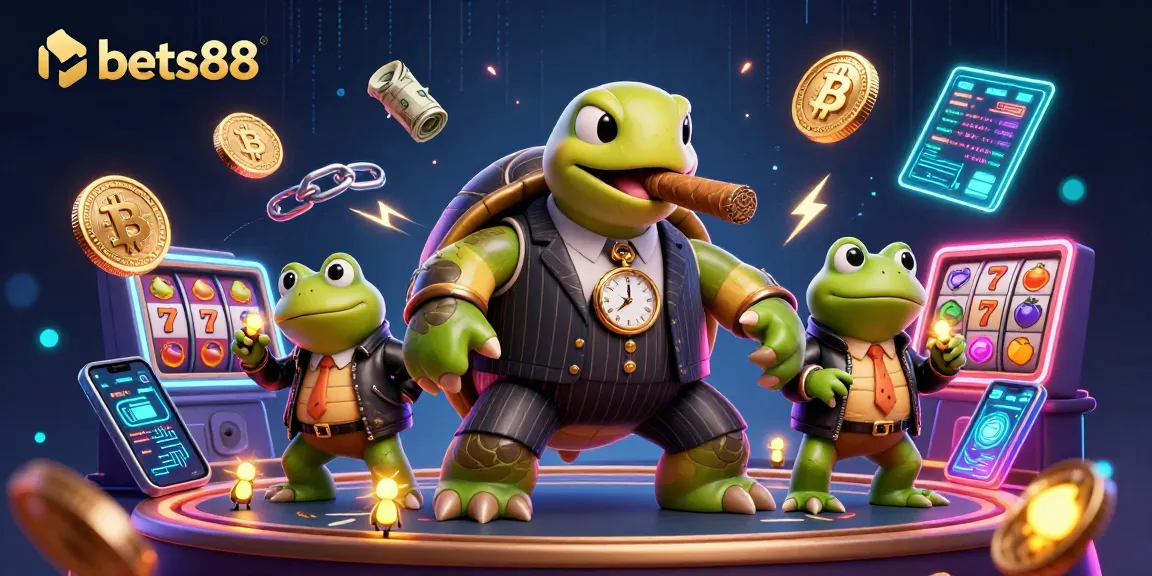 Experience the thrill of bets88 with vibrant casino elements and characters in action.