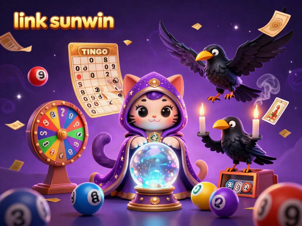 Spin colorful lottery balls and win exciting prizes at link sunwin with our vibrant 3D casino illustration.