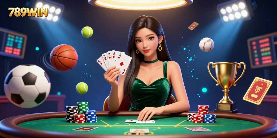 Experience thrilling poker action with stunning visuals at 789WIN, showcasing strategic gameplay and luxury.
