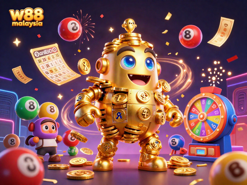 Engage with w88 Malaysia's exciting games through vibrant lottery and casino elements.