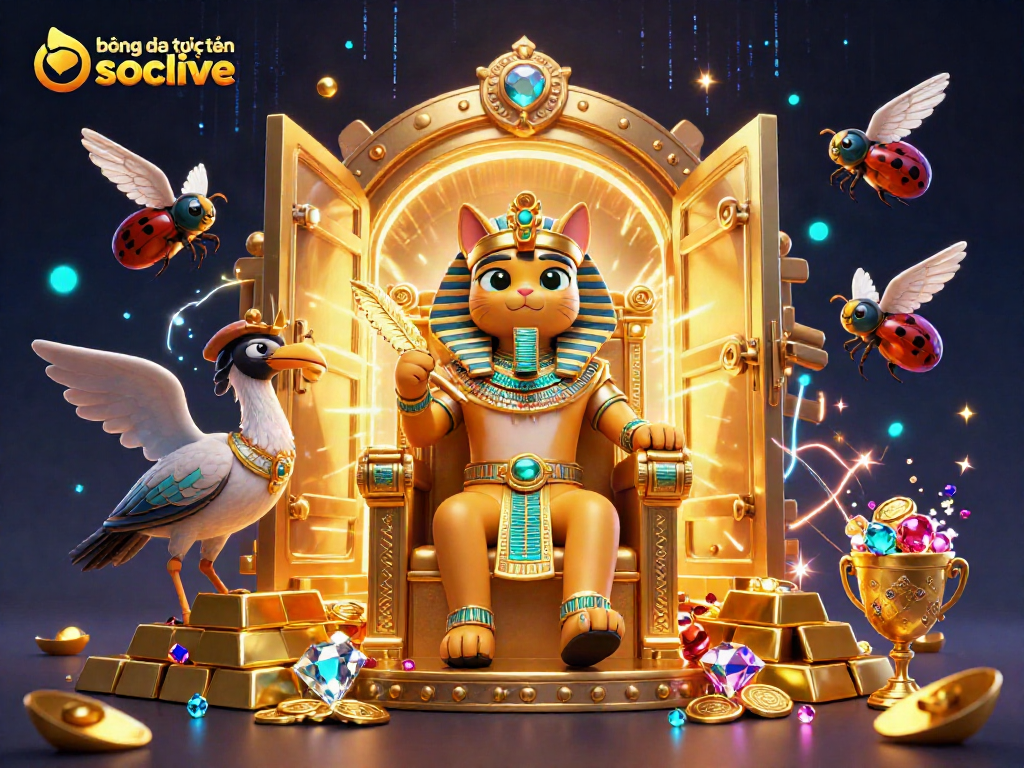 bóng đá trực tuyến socolive highlights the essence of online betting in a rich, vibrant 3D scene.