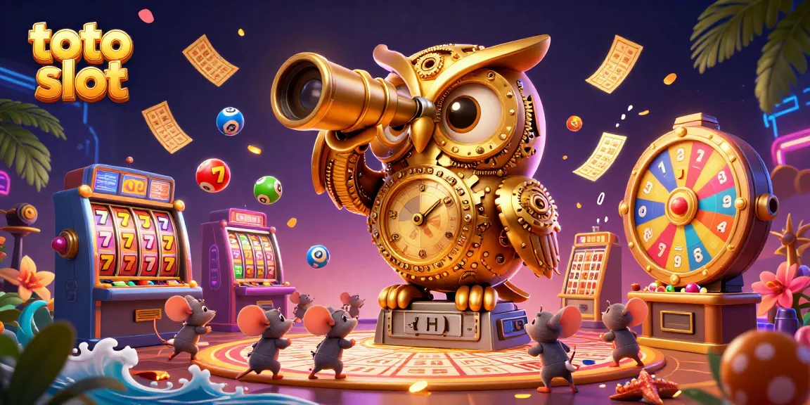 Experience the vibrant world of toto slot with interactive slot machines and festive game elements.