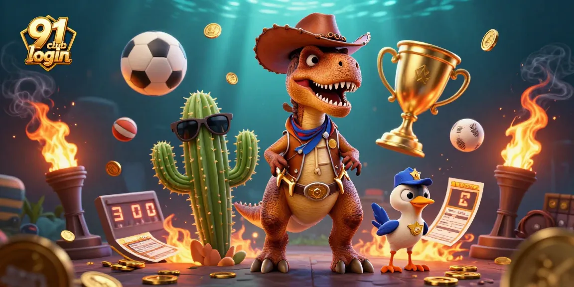 Engaging users with a vibrant 91 club login scene featuring exciting gaming elements and dynamic characters.