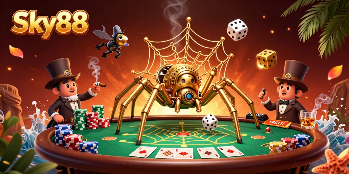 Catch exciting bets at Sky88 featuring playful casino elements and captivating visuals