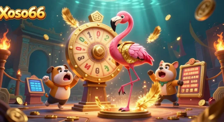 Xoso66 offers exciting slots and jackpots with dynamic golden prize elements and engaging visuals.
