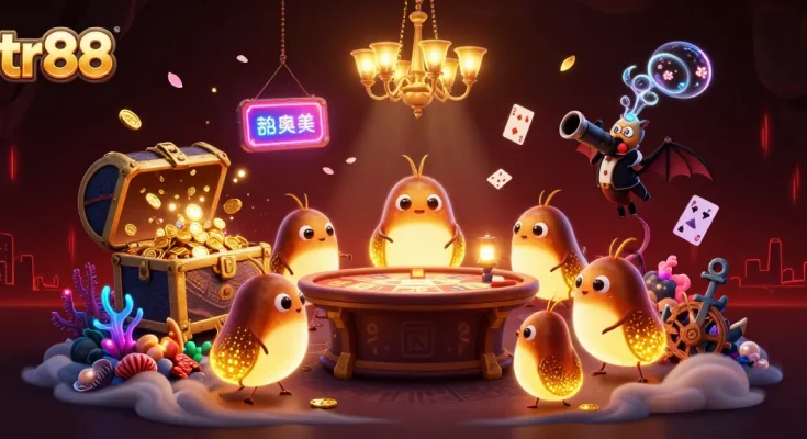 Experience the excitement at tr88, where glowworms illuminate a vibrant cave casino filled with treasures and captivating games.